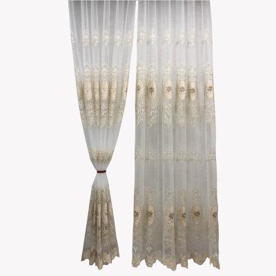 China Europe Custom Luxury Embroider Design Living Room Curtains Curtain Sets Modern Style Curtains For Living Room for sale