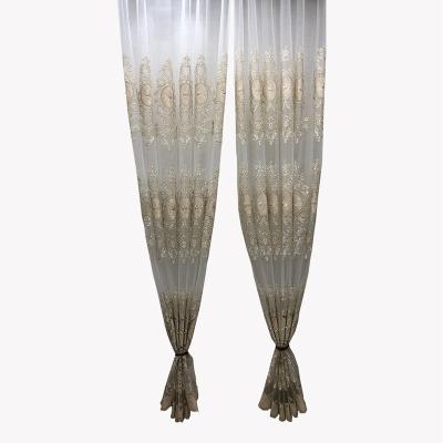 China Europe The European Luxury High Quality 4D Tulle Curtains for sale