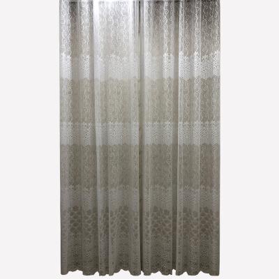 China Jacquard Welcome To Inquiry Price Warp Knitting Curtains Pure White for sale