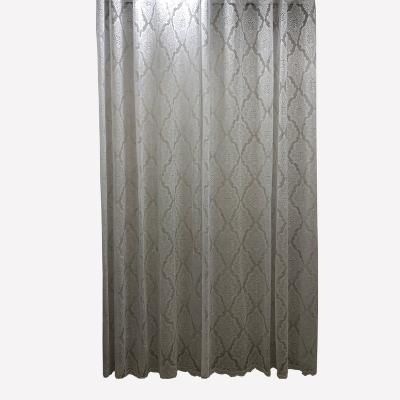 China Moderen Modern Warp Knitted Yarn Curtain European Flower Curtain for sale