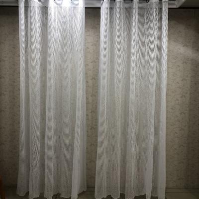 China Wholesale Modern Living Room Curtains Warp Knitting Curtain For Windows for sale