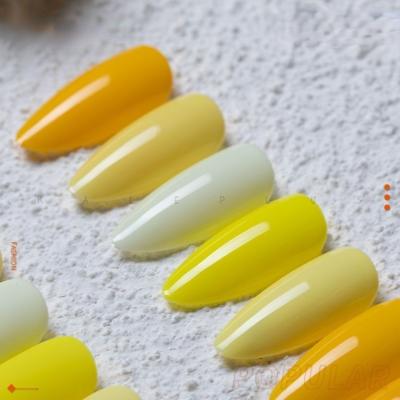 China Wholesale NAIL Guaranteed Quality 2022 Summer Nature Gel Polish Resin Yellow Low Price UV Gel Nail Polish for sale