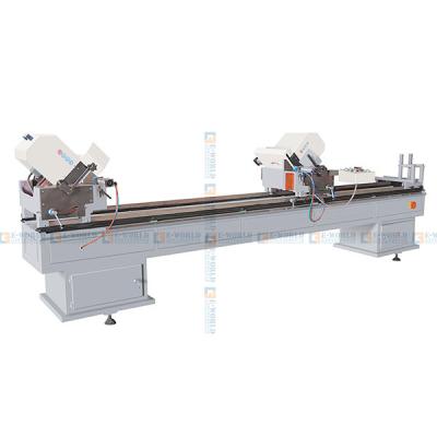 China Process PVC/UPVC/plastic/Vinyl Profile PVC UPVC Double Head Saw Window And Door Cutting Machine for sale