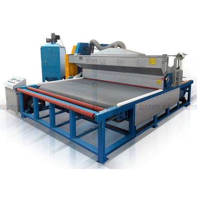 China Make Sandblasted Glass Automatic Double Loop Sandblasting Latest Glass Horizontal Automatic Sandblasting Machine for sale