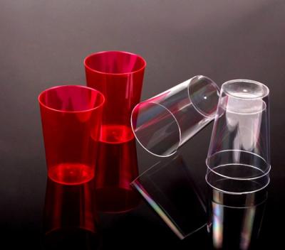 China High qualtity 1oz/2oz PS/PP PS/PP disposable plastic shot glass for sale