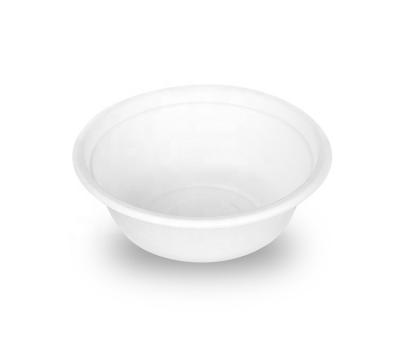 China Disposable Compost Tableware Fast Food 500ml Disposable Sugarcane Fiber Salad Bowl for sale