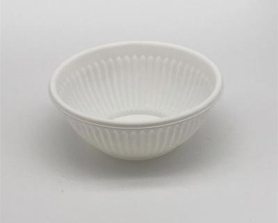 China Bodegradable 160ml Disposable Bowl Disposable Cornstarch Soup Noodle Disposable Bowl for sale