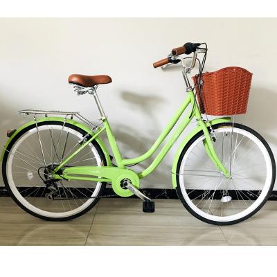 China Tianjin City Bike 24inch Steel City Bike Cheap OEM Bicycle Manufacturer for sale