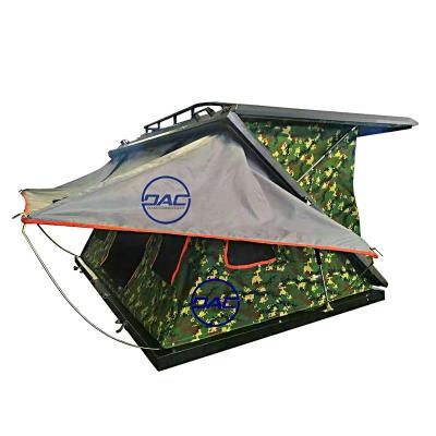 China Camouflage Game Adventure Camping 3 Person Field Aluminum Hard Shell Tents Car Alu Roof Tent Outdoor Travel Camper for sale