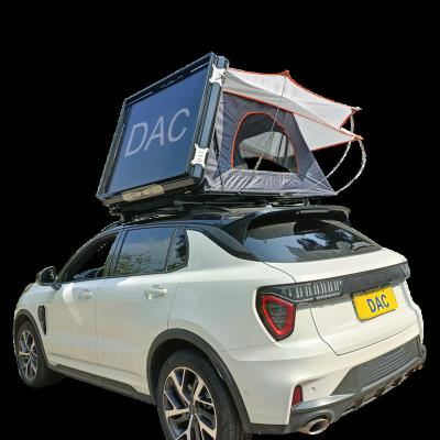 China Self-driving thin softshell aluminum top tent roof top tent customized more convenient customized top tent for camping rooftop tent 4 person for sale