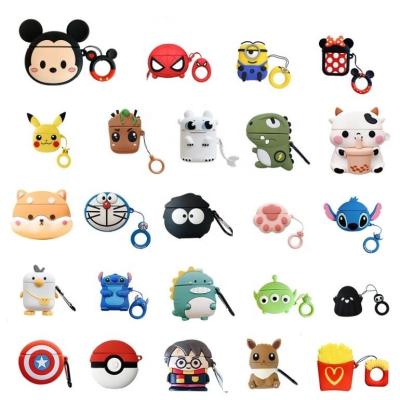 China Airpods Case 3D Cartoon Anime Mickey Mouse Silicone Case For Apple Airpods 2 1 Cover For Air Pods Case Pro Radio Soft Cover Fill Box for sale