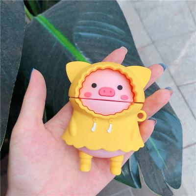 China Wholesale Cartoon Duck Headphones Cover Case Cover 3D Dragon Earphone Case Earbuds Airpods Design for Airpods 1 2 3 pro for sale