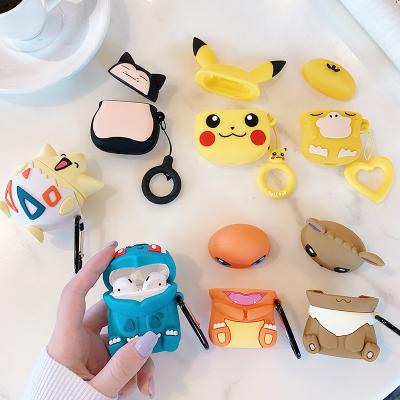 China Cute Airpods Case For Apple Airpods Cases 3D Cartoon For Headphones Air Pod 1 2 Box Silicone Filling Custom Protective Covers for sale