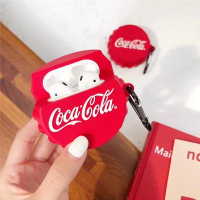 China Funny Airpods Case 3D Food Drink Earphone Cases For Airpod 1 2 Protect Cover Accessories For Airpods pro for sale