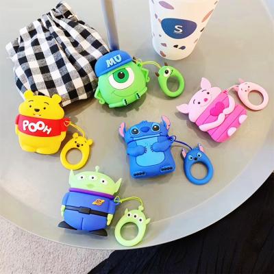 China Cute New Airpods Case 2022 3D Cartoon Monster Earphone Cases Protective Case Cover For Airpods 1 2 For Air Pods Pro for sale