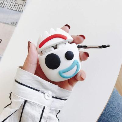 China Airpods Case 3D Cartoon Fork Kawaii Silicone Design Funny Character Protect Cover Accessories for Airpods 1 2 for air pods pro for sale