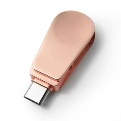 China Aluminum portable metal 3 IN 1 128gb 64gb otg OTG type-c usb 3.0 for sale