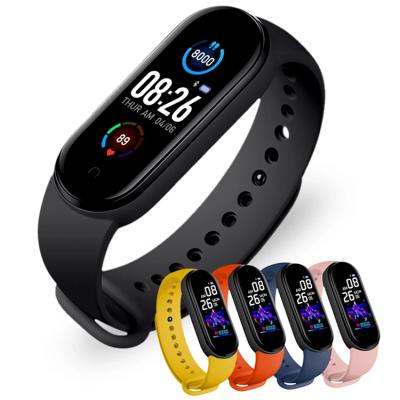 China Touch Screen Nanway M5 Bracelet Heart Rate Monitoring Blood Pressure Waterproof Smartwatch Band Fitness Tracker for sale