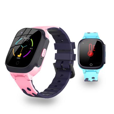 China 2021 Newest GPS Navigation Kids Smart Watch LT25 Body Temperature Kids Waterproof Smart Watch with GPS SOS 4G Answer Call Smart Watch for sale