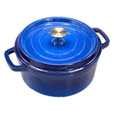 China Sustainable enamel cast iron pot/soup pot/factory wholesale price for sale