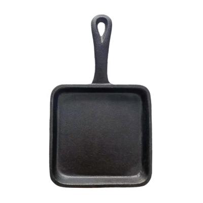 China General Use for Cast Iron Mini Rectangular Frying Skillet Pan of Gas and Induction Cooker for sale