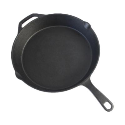 China General Use for Gas and Induction Cooker Round Cast Iron Frying Pan Cast Iron Cookware Skillet for sale