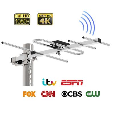 China TV System Receiving Signal Factory Price TV Antena Yagi Antenna Cheap Long Range VHF 4K 1080P Digital HDTV UHF Aerial Hd TV Antenna For Outdoor for sale