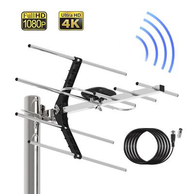 China Hot Selling Plastic + Aluminum Digital HDTV Antena Aerials Long Range HDTV 1080p TV Aerial High Gain Antenna For Outdoor Long Range for sale