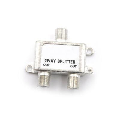 China Satellite 2 Way SAT 2 Way Satellite Splitter 5-1000 MHz CATV RF Cable Coaxial Indoor Cable TV Splitter for sale