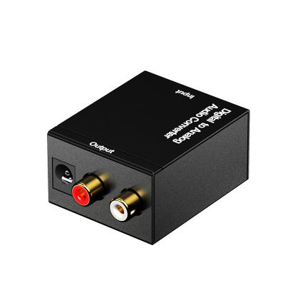 China RCA jacks digital to analog converter audio coaxial fiber optic jack to analog spdif to lotus ps5 decoder adapter audio converter for sale