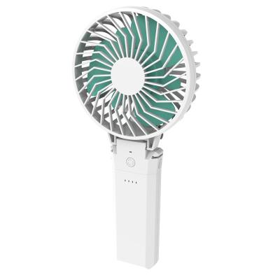 China Creative Portable Power USB Power Energy Fan Rechargeable Battery Operated Portable Mini Ventilador Mobile Wind for Outdoor Activities for sale