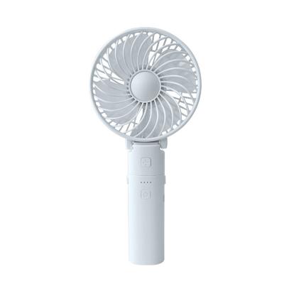 China With Power Bank Work Mini Fan With Power Bank Rechargeable Folding Handheld Function New Creative Portable Electric USB Low Noise Fans for sale