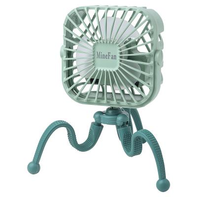 China Multi-scene use usb new the other fans stroller octopus berth through variety mini small portable logo filling fan for sale