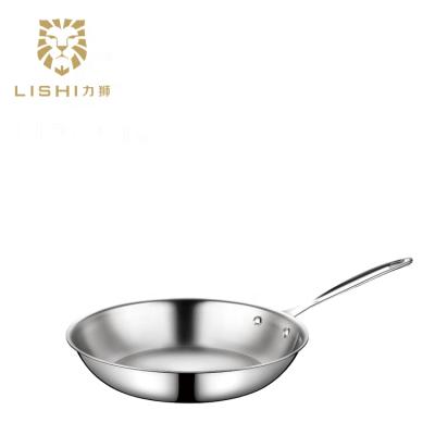 China Sustainable Wholesale Electric Frying Pan Stainless Steel Triple Pans For Hotel And Restaurant for sale