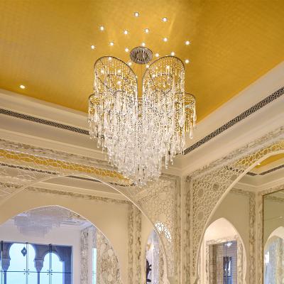 China Outdoor Mounted Colorful Custom Creative Corridor Hallway Lobby Creative Glass Chandeliers for sale