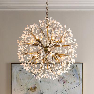 China Modern Decorative Chandelier Light Jade Art Luxury Chandelier for sale