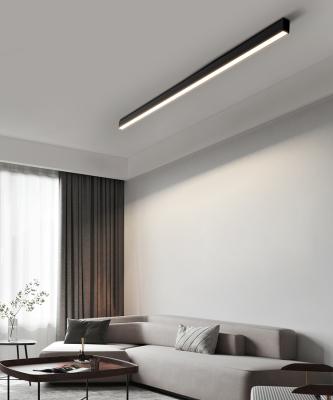 China Long Minimalist Linear Light Minimalist Corridor Balcony Bedroom Living Room Ceiling Lamp for sale