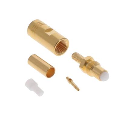 China electronics R114075000 RF Coax Connectors 25.1mm Length Crimp Termination for sale