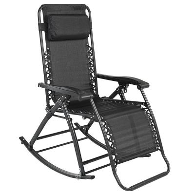 China Wholesale Modern Adjustable Folding Garden Rocking Chair for sale