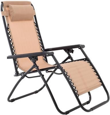 China Hot-selling Modern Travel Leisure Easy Carry Lounge Chair With Cup Holder for sale