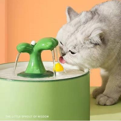 China Automatic Overflowing Feed Water Circulation Automatic Electric Ceramic Drinking Bowl Dispenser for sale