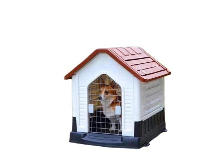 China Dog Villa PP Breathable Waterproof Dog Houses Four Seasons Pet Supplies Outdoor Universal Pet Cages for sale