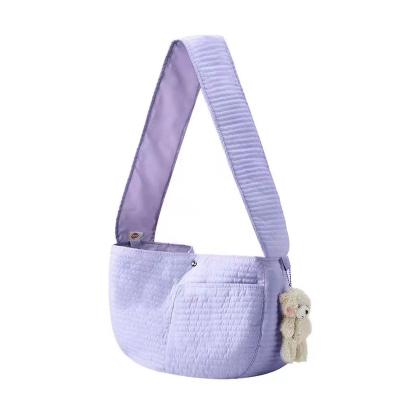 China Sustainable Wholesale Pet Going Out Bag Portable One-Shoulder Diagonal Span Bag for sale