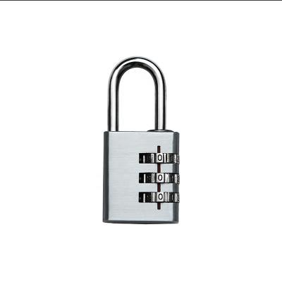 China Outdoor Combination Padlock 3 Digit Combination Padlock Aluminum Aluminum Door Lock 30MM for sale