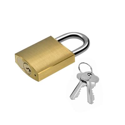 China 570 Brass Padlock 45MM Cylinder Figure 8 Cylinder 27mm Stainless Steel / Replaceable Shackle 45MM Boron Alloy for sale