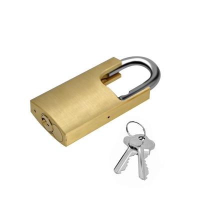 China Brass 570 Replaceable Padlock 45MM Padlock 45MM Brass Closed Shackle Figure 8 Cylinder 27MM Stainless Steel / Boron Alloy Shackle for sale