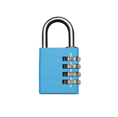 China Padlock 40MM Aluminum Aluminum 3 30MM Combination Outdoor 4 Digit Combination Padlock Door Lock for sale