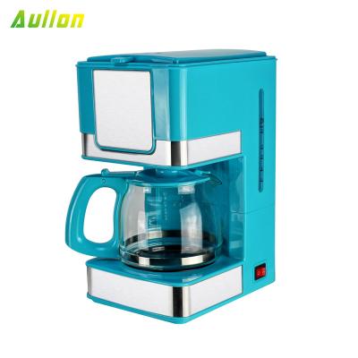 China Hotel 1.5L 900W 10-12 Cup Drip Coffee Maker with Stainless Steel Decoration for Household and Hotel Use for sale