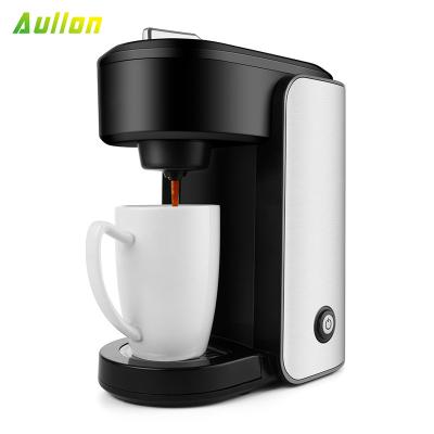 China Hotel stainless steel mini coffee machine espresso with single k cup coffee maker for home for sale