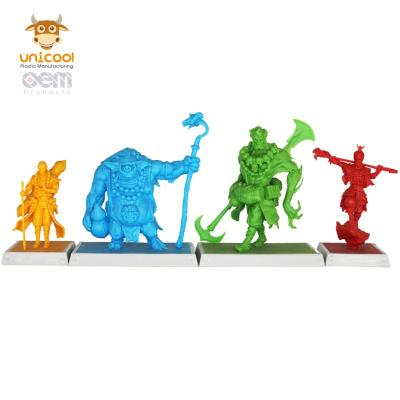 China Customized Mini PVC Board Game Miniature Figurine Set Plastic Action Figure en venta